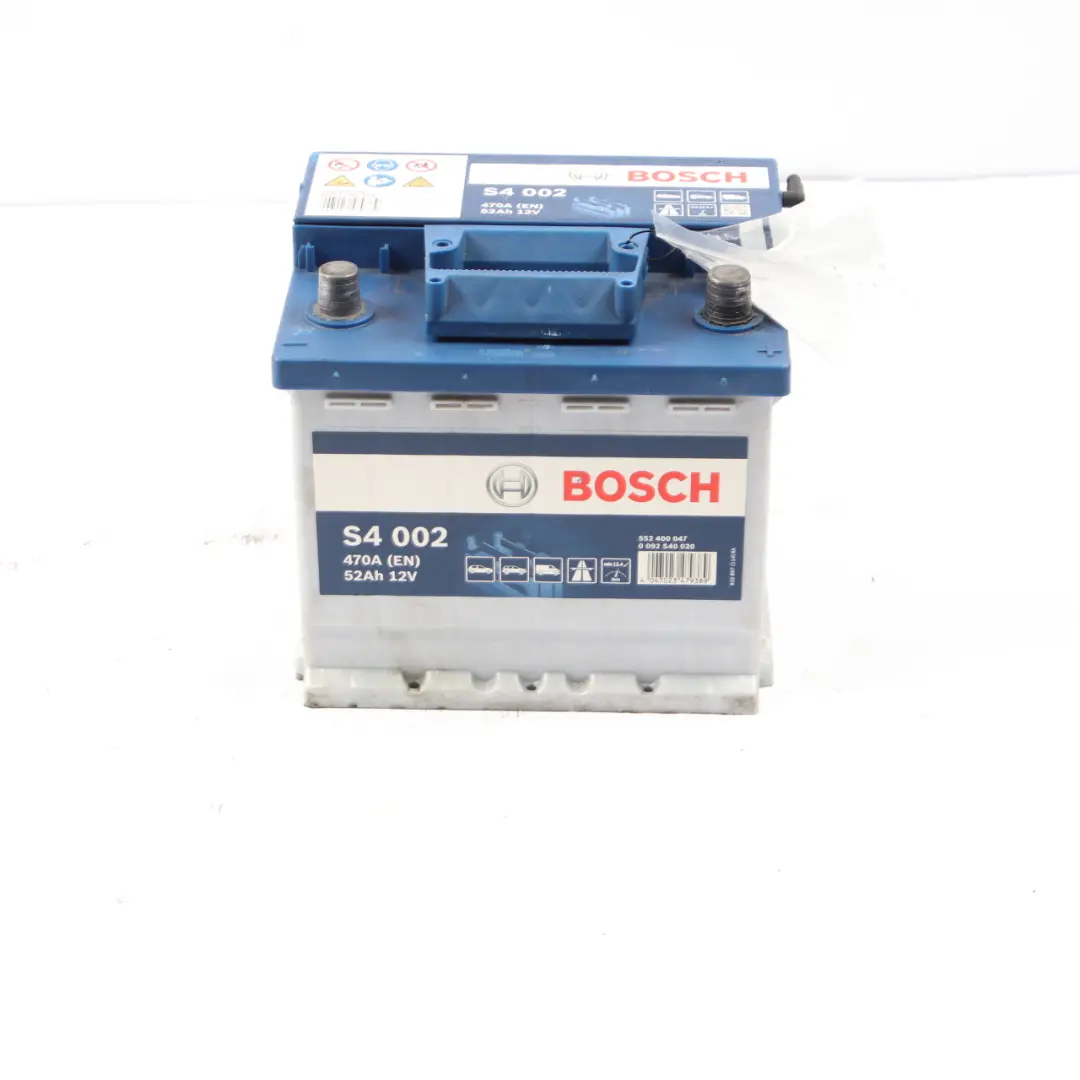 Bosch S4 002 Accumulator Battery 52Ah 470A 12V to with Part number Bosch S4 002 52Ah Accumulator Bosch S4 002 Accumulator Battery 52Ah 470A 12V - SKU Bosch S4 002 52Ah Accumulator - Part number Bosch S4 002 52Ah Accumulator