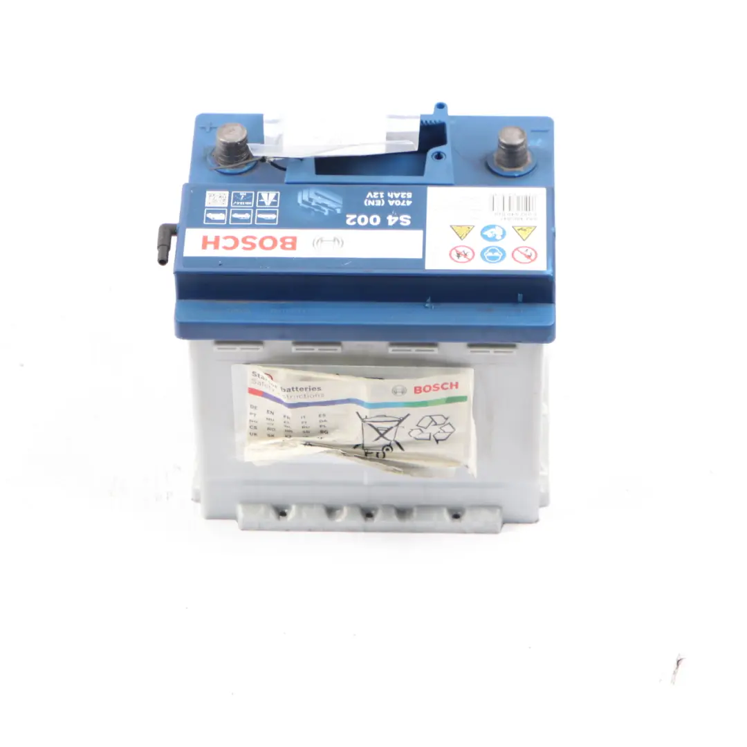 Bosch S4 002 Accumulator Battery 52Ah 470A 12V to with Part number Bosch S4 002 52Ah Accumulator Bosch S4 002 Accumulator Battery 52Ah 470A 12V - SKU Bosch S4 002 52Ah Accumulator - Part number Bosch S4 002 52Ah Accumulator