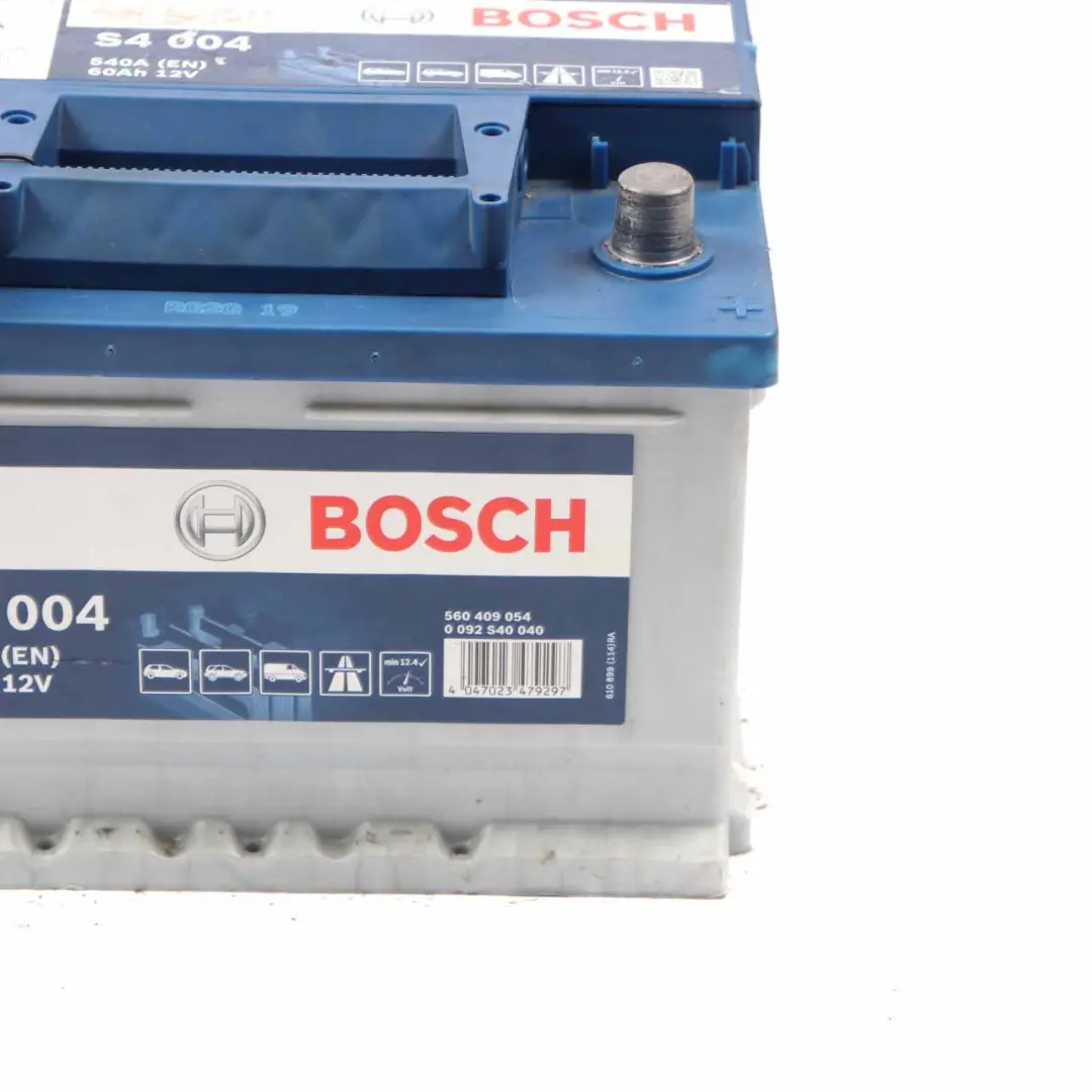 Bosch S4 004 Accumulator Battery 60Ah 540A 12V to with Part number Bosch S4 004 60Ah Accumulator Bosch S4 004 Accumulator Battery 60Ah 540A 12V - SKU Bosch S4 004 60Ah Accumulator - Part number Bosch S4 004 60Ah Accumulator