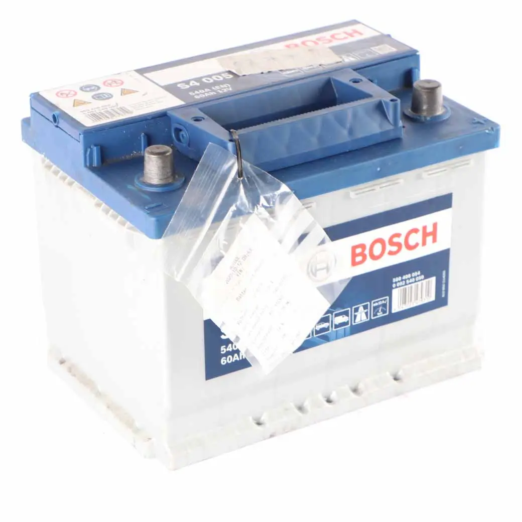 Bosch S4 005 Accumulator Battery 60Ah 540A 12V to with Part number Bosch S4 005 60Ah Accumulator Bosch S4 005 Accumulator Battery 60Ah 540A 12V - SKU Bosch S4 005 60Ah Accumulator-1 - Part number Bosch S4 005 60Ah Accumulator