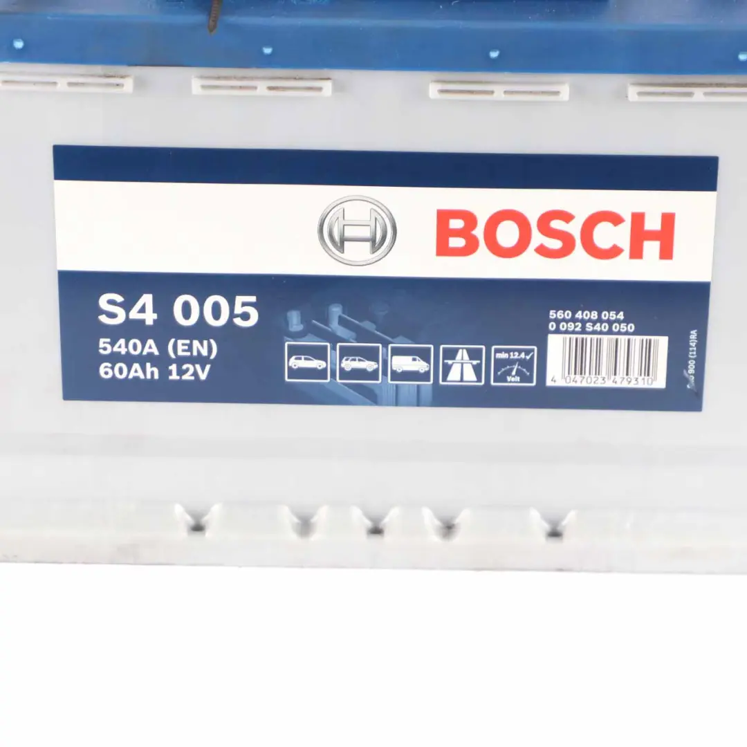  Bosch S4 005 Accumulator Battery 60Ah 540A 12V - SKU Bosch S4 005 60Ah Accumulator - Part number Bosch S4 005 60Ah Accumulator