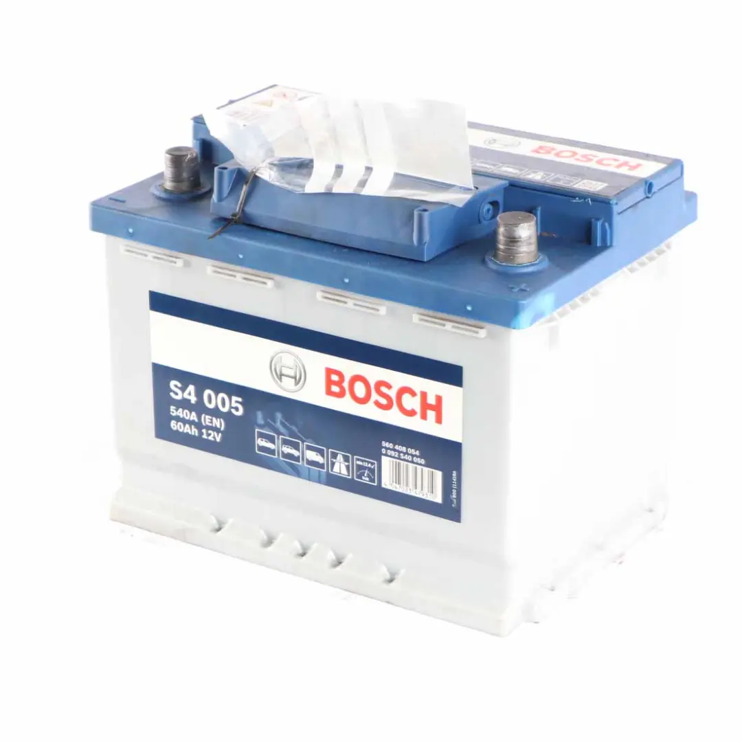 Bosch S4 005 Accumulator Battery 60Ah 540A 12V to with Part number Bosch S4 005 60Ah Accumulator Bosch S4 005 Accumulator Battery 60Ah 540A 12V - SKU Bosch S4 005 60Ah Accumulator - Part number Bosch S4 005 60Ah Accumulator