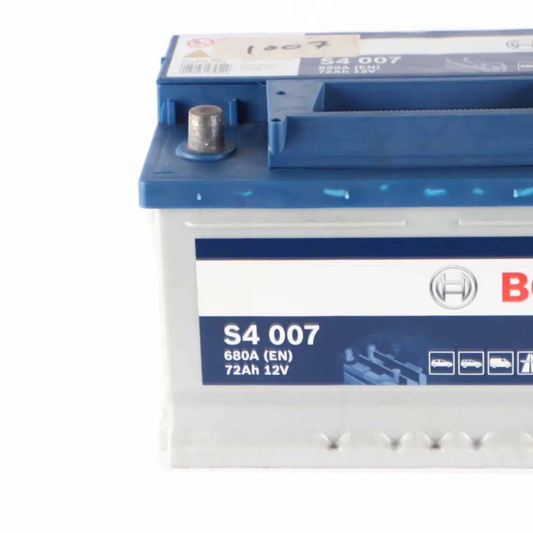 Bosch S4 007 Accumulator Battery 72Ah 680A 12V to with Part number Bosch S4 007 72Ah Accumulator Bosch S4 007 Accumulator Battery 72Ah 680A 12V - SKU Bosch S4 007 72Ah Accumulator-1 - Part number Bosch S4 007 72Ah Accumulator