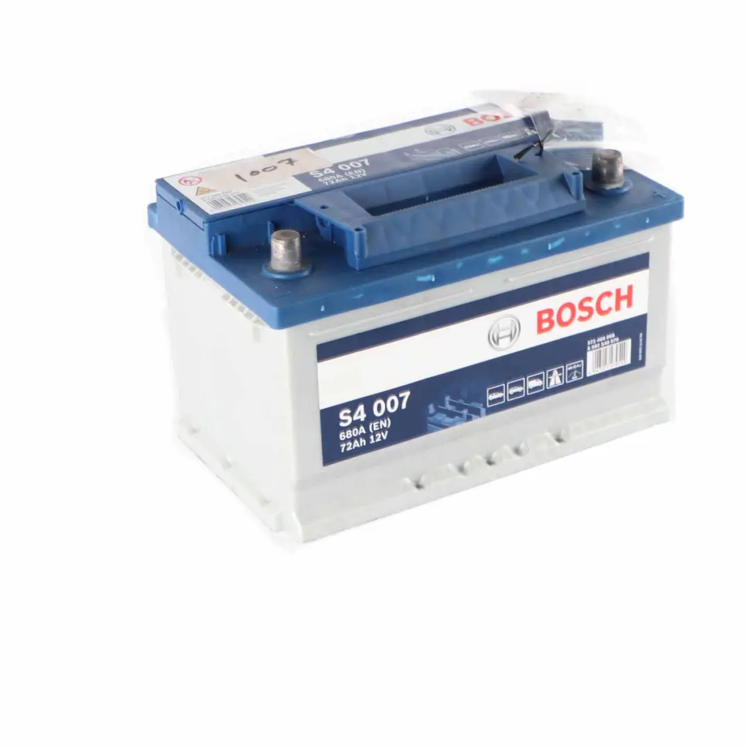 Bosch S4 007 Accumulator Battery 72Ah 680A 12V to with Part number Bosch S4 007 72Ah Accumulator Bosch S4 007 Accumulator Battery 72Ah 680A 12V - SKU Bosch S4 007 72Ah Accumulator-1 - Part number Bosch S4 007 72Ah Accumulator
