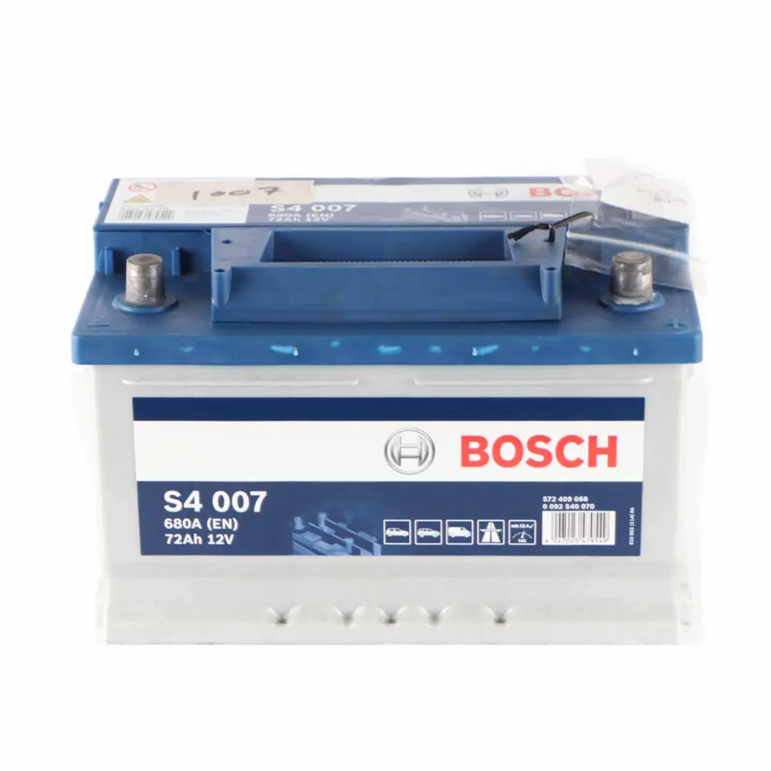 Bosch S4 007 Accumulator Battery 72Ah 680A 12V to with Part number Bosch S4 007 72Ah Accumulator Bosch S4 007 Accumulator Battery 72Ah 680A 12V - SKU Bosch S4 007 72Ah Accumulator - Part number Bosch S4 007 72Ah Accumulator