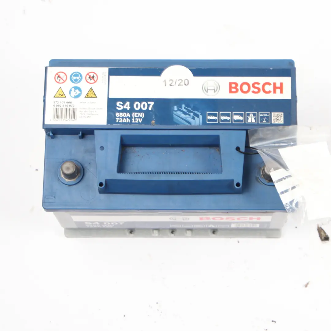  Bosch S4 007 Accumulator Battery 72Ah 680A 12V - SKU Bosch S4 007 72Ah Accumulator - Part number Bosch S4 007 72Ah Accumulator