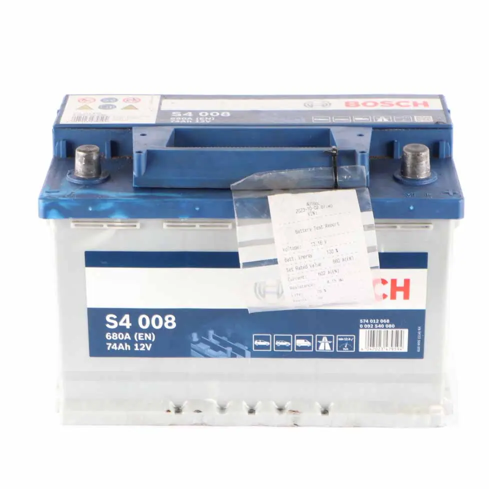 Bosch S4 008 Accumulator Battery 74Ah 680A 12V to with Part number Bosch S4 008 74Ah Accumulator Bosch S4 008 Accumulator Battery 74Ah 680A 12V - SKU Bosch S4 008 74Ah Accumulator-2 - Part number Bosch S4 008 74Ah Accumulator