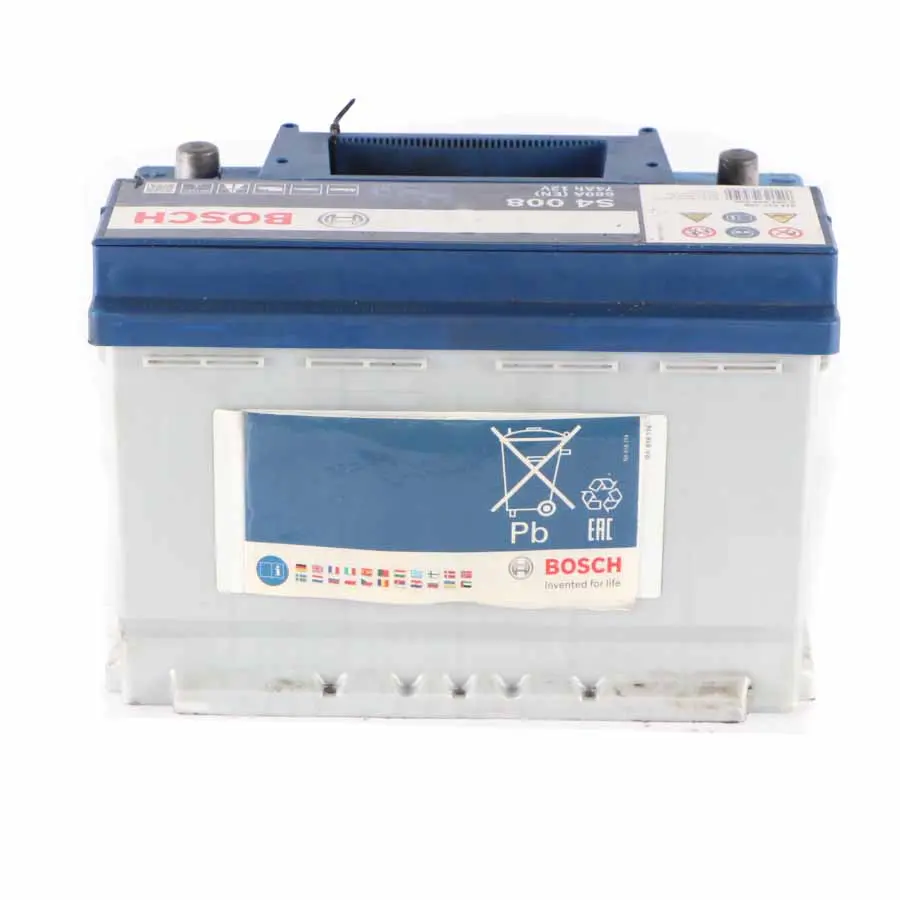Bosch S4 008 Accumulator Battery 74Ah 680A 12V to with Part number Bosch S4 008 74Ah Accumulator Bosch S4 008 Accumulator Battery 74Ah 680A 12V - SKU Bosch S4 008 74Ah Accumulator-2 - Part number Bosch S4 008 74Ah Accumulator