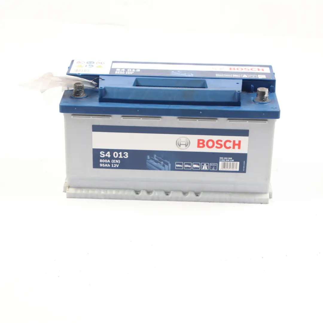 Bosch S4 013 Accumulator Battery 95Ah 800A 12V to with Part number Bosch S4 013 95Ah Accumulator Bosch S4 013 Accumulator Battery 95Ah 800A 12V - SKU Bosch S4 013 95Ah Accumulator-1 - Part number Bosch S4 013 95Ah Accumulator