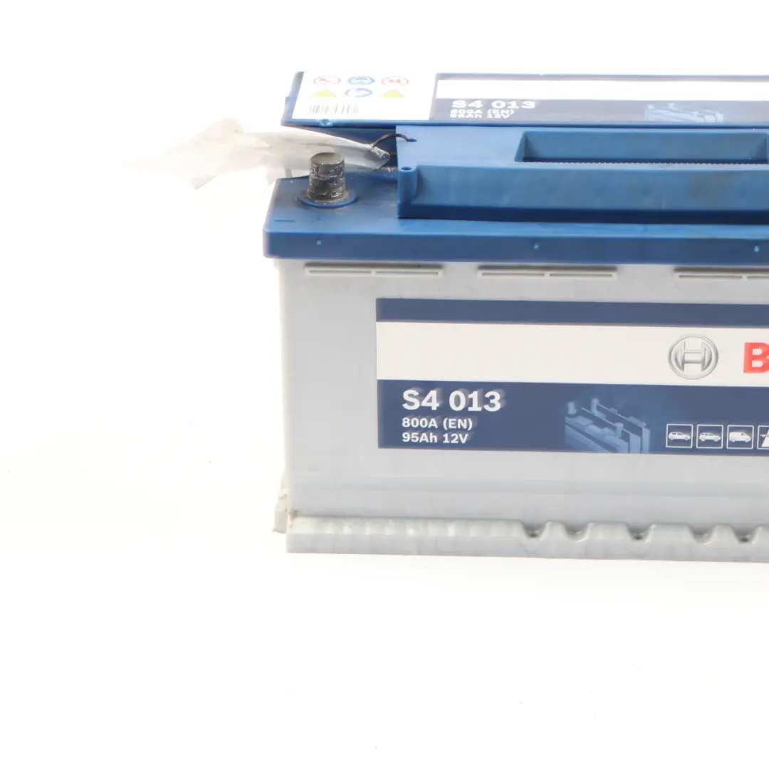 Bosch S4 013 Accumulator Battery 95Ah 800A 12V to with Part number Bosch S4 013 95Ah Accumulator Bosch S4 013 Accumulator Battery 95Ah 800A 12V - SKU Bosch S4 013 95Ah Accumulator-1 - Part number Bosch S4 013 95Ah Accumulator