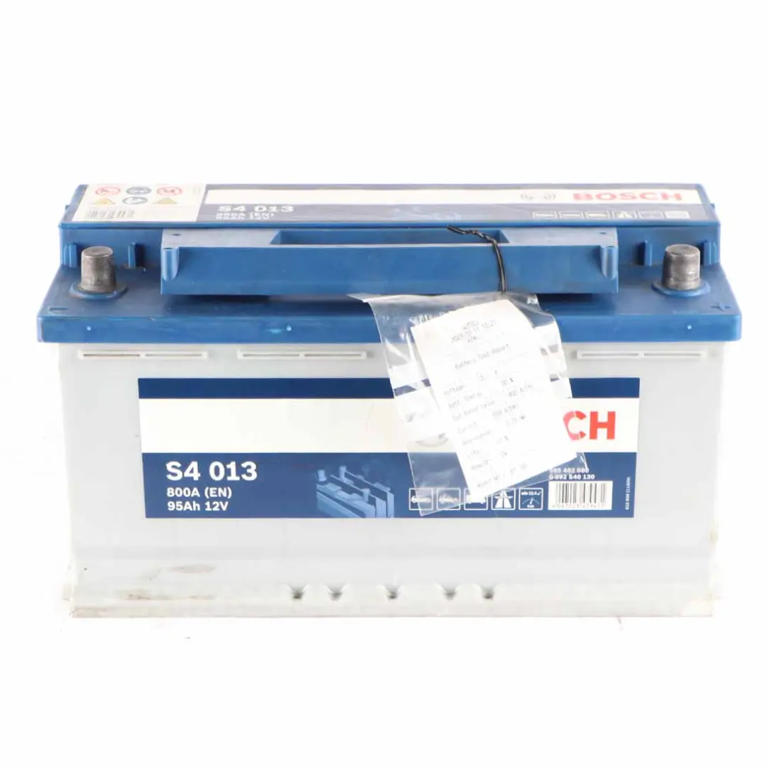 Bosch S4 013 Accumulator Battery 95Ah 800A 12V to with Part number Bosch S4 013 95Ah Accumulator Bosch S4 013 Accumulator Battery 95Ah 800A 12V - SKU Bosch S4 013 95Ah Accumulator - Part number Bosch S4 013 95Ah Accumulator