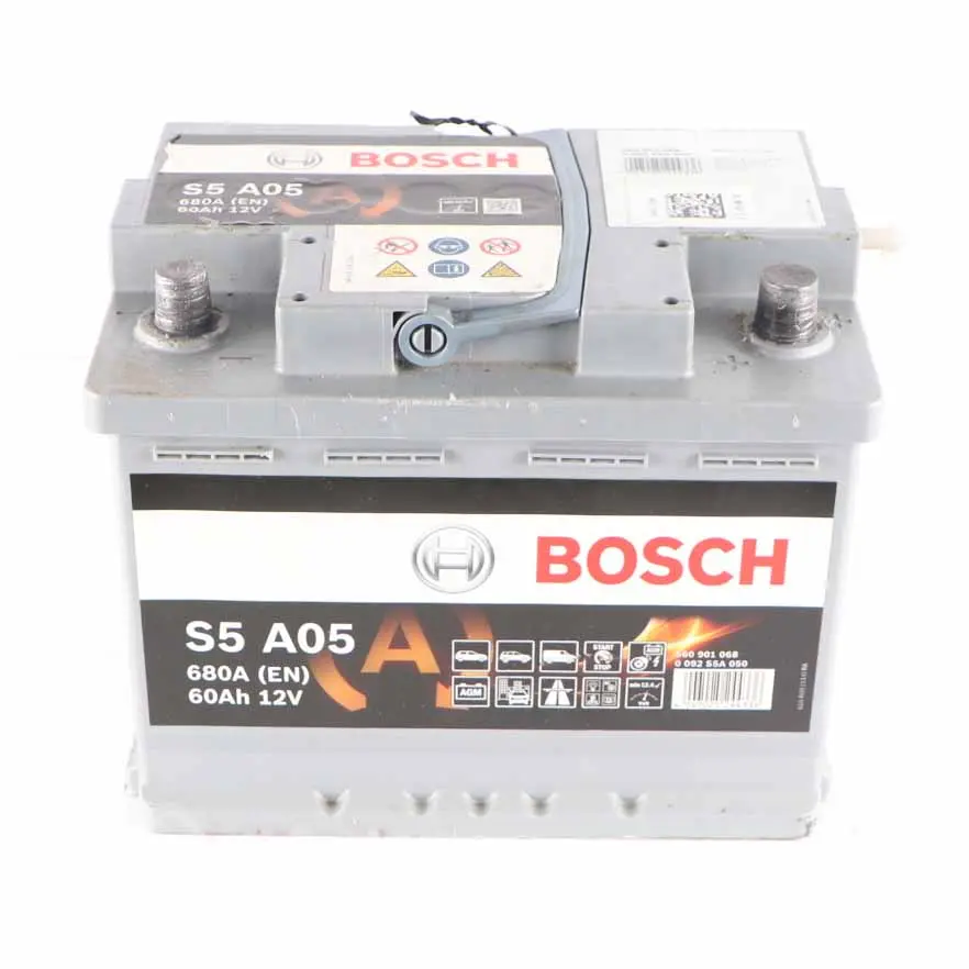 Bosch S4 A05 AGM Accumulator Battery 60Ah 680A 12V to with Part number Bosch S4 A05 60Ah AGM Accumulator Bosch S4 A05 AGM Accumulator Battery 60Ah 680A 12V - SKU Bosch S4 A05 60Ah AGM Accumulator - Part number Bosch S4 A05 60Ah AGM Accumulator