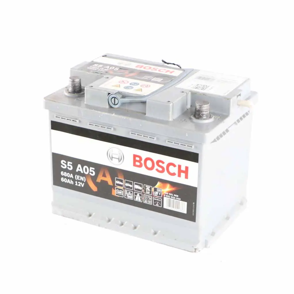  Bosch S4 A05 AGM Accumulator Battery 60Ah 680A 12V - SKU Bosch S4 A05 60Ah AGM Accumulator - Part number Bosch S4 A05 60Ah AGM Accumulator