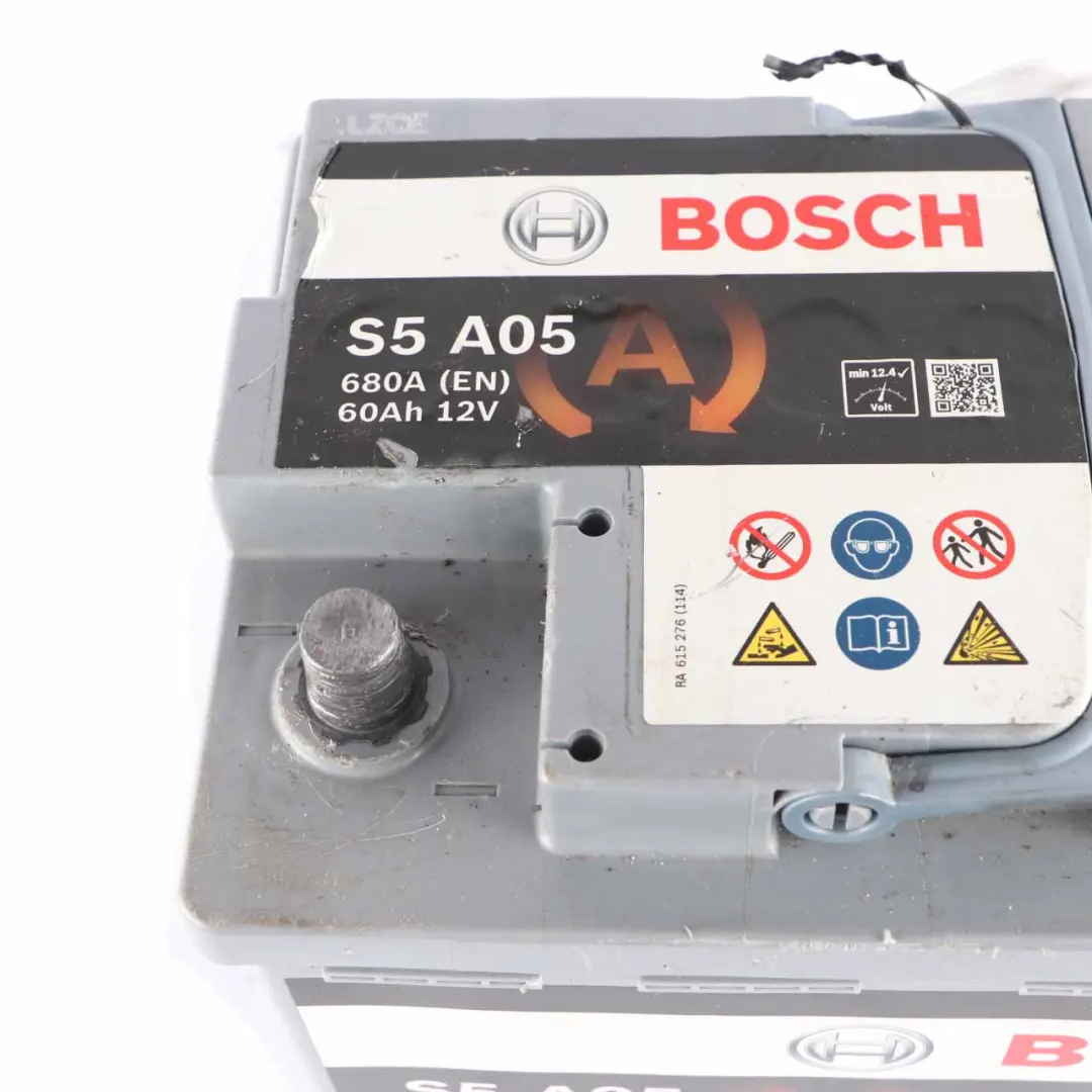  Bosch S4 A05 AGM Accumulator Battery 60Ah 680A 12V - SKU Bosch S4 A05 60Ah AGM Accumulator - Part number Bosch S4 A05 60Ah AGM Accumulator
