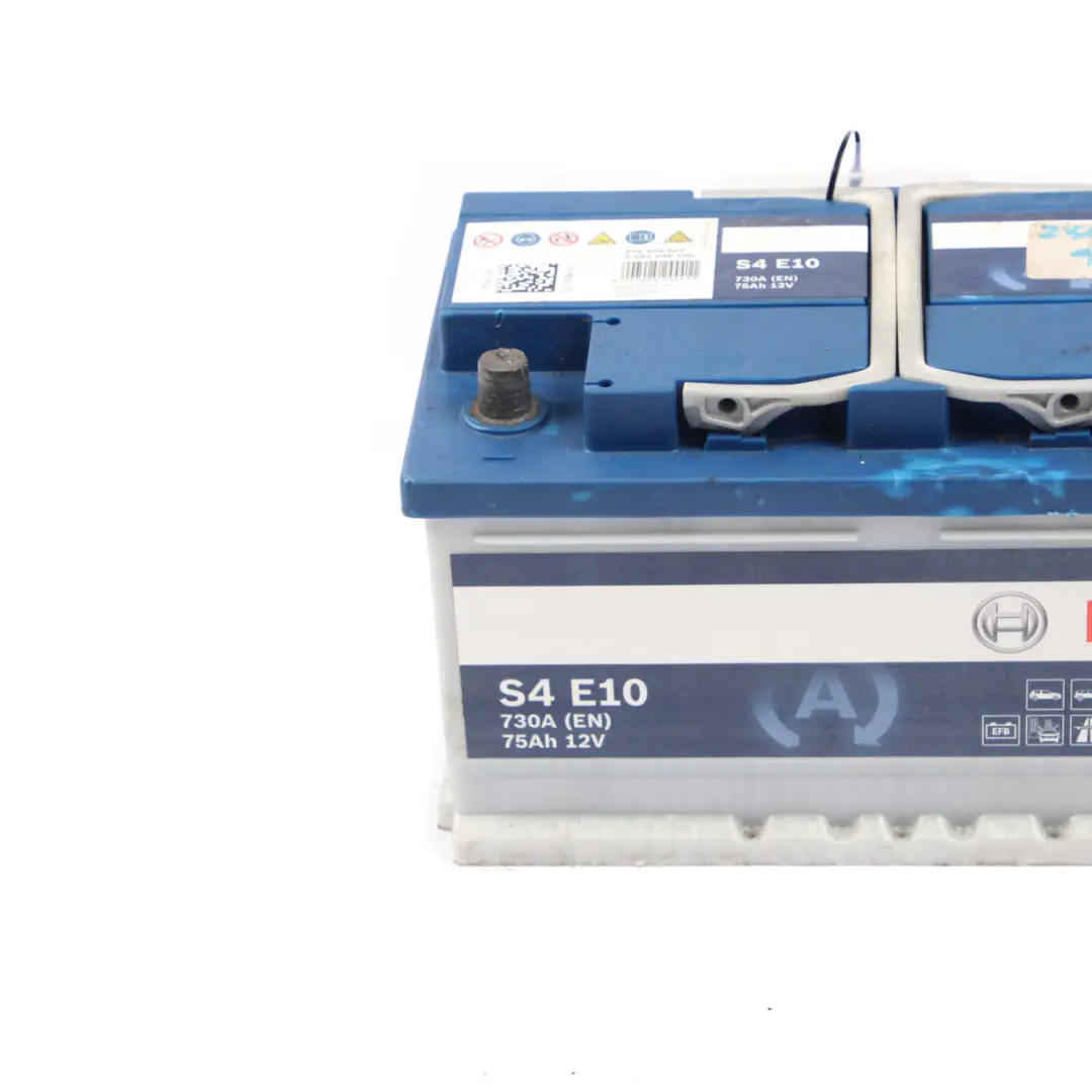 Bosch S4 E10 EFB Start Stop Accumulator Battery 75Ah 730A 12V to with Part number Bosch S4 E10 75Ah Accumulator Bosch S4 E10 EFB Start Stop Accumulator Battery 75Ah 730A 12V - SKU Bosch S4 E10 75Ah Accumulator - Part number Bosch S4 E10 75Ah Accumulator