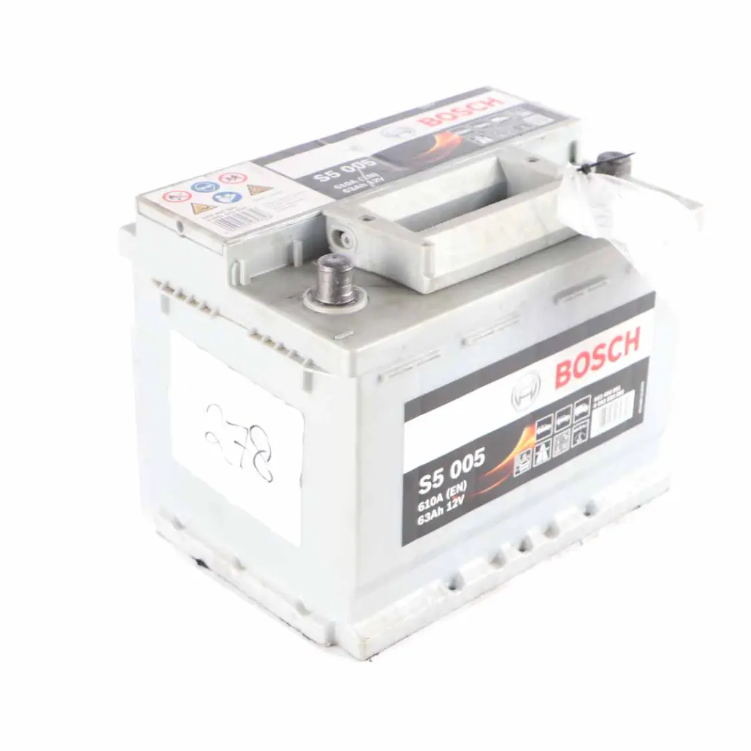 Bosch S5 005 Accumulator Battery 63Ah 610A 12V to with Part number Bosch S5 005 63Ah Accumulator Bosch S5 005 Accumulator Battery 63Ah 610A 12V - SKU Bosch S5 005 63Ah Accumulator - Part number Bosch S5 005 63Ah Accumulator