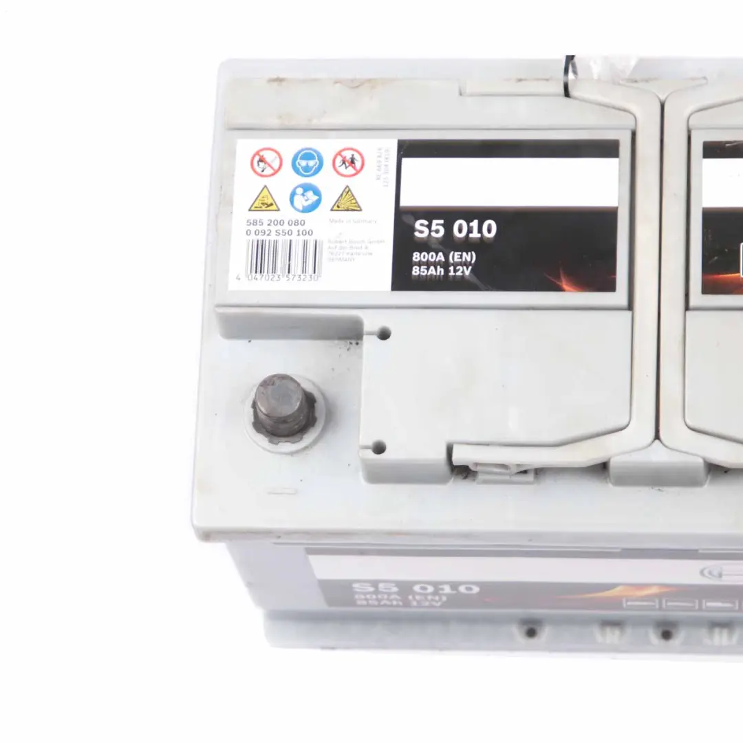 Bosch S5 010 Accumulator Battery 85Ah 800A 12V to with Part number Bosch S5 010 85Ah Accumulator Bosch S5 010 Accumulator Battery 85Ah 800A 12V - SKU Bosch S5 010 85Ah Accumulator - Part number Bosch S5 010 85Ah Accumulator