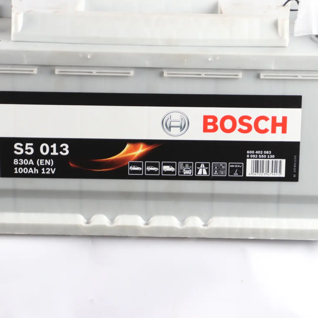 Bosch S5 013 Accumulator Battery 100Ah 830A 12V to with Part number Bosch S5 013 100Ah Accumulator Bosch S5 013 Accumulator Battery 100Ah 830A 12V - SKU Bosch S5 013 100Ah Accumulator - Part number Bosch S5 013 100Ah Accumulator