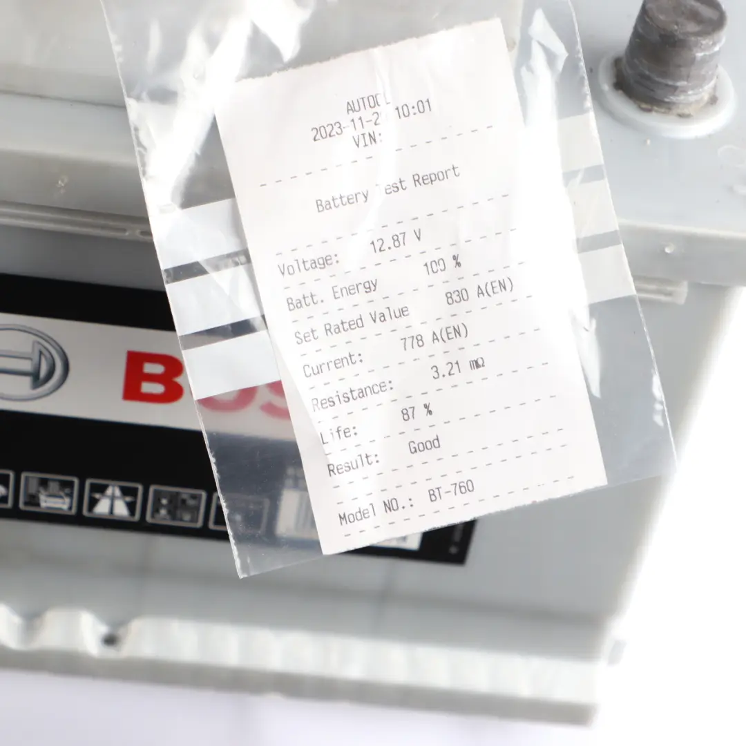  Bosch S5 013 Accumulator Battery 100Ah 830A 12V - SKU Bosch S5 013 100Ah Accumulator - Part number Bosch S5 013 100Ah Accumulator