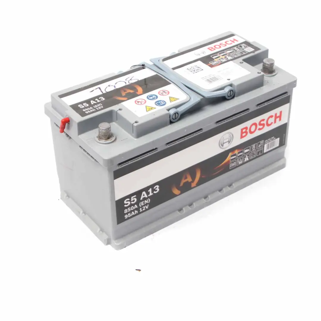  Bosch S5 A13 AGM Start Stop Accumulator Battery 95Ah 850A 12V - SKU BOSCH-AGM-95AH - Part number Bosch S4 E10 75Ah Accumulator