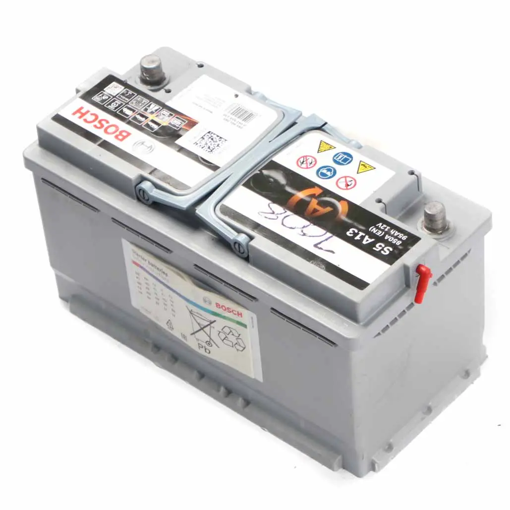 Bosch S5 A13 AGM Start Stop Accumulator Battery 95Ah 850A 12V to with Part number Bosch S4 E10 75Ah Accumulator Bosch S5 A13 AGM Start Stop Accumulator Battery 95Ah 850A 12V - SKU Bosch S5 A13 95Ah Accumulator - Part number Bosch S4 E10 75Ah Accumulator