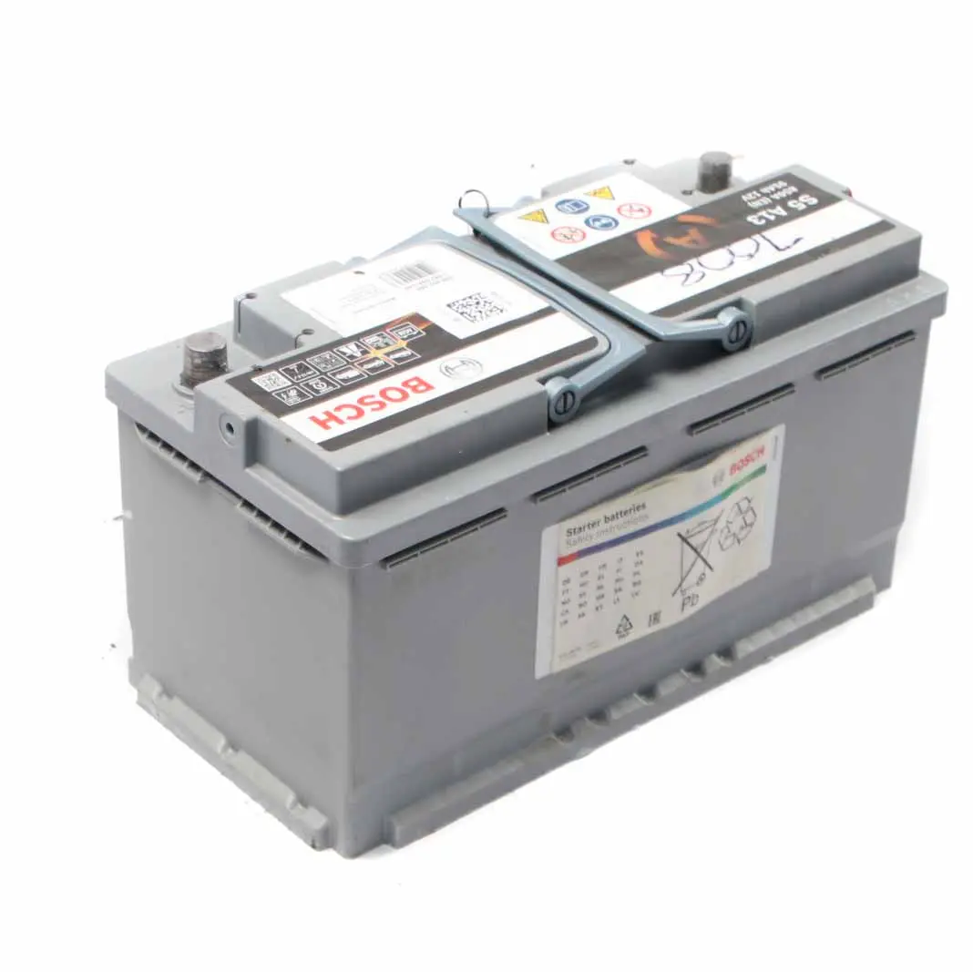 Bosch S5 A13 AGM Start Stop Accumulator Battery 95Ah 850A 12V to with Part number Bosch S4 E10 75Ah Accumulator Bosch S5 A13 AGM Start Stop Accumulator Battery 95Ah 850A 12V - SKU BOSCH-AGM-95AH - Part number Bosch S4 E10 75Ah Accumulator