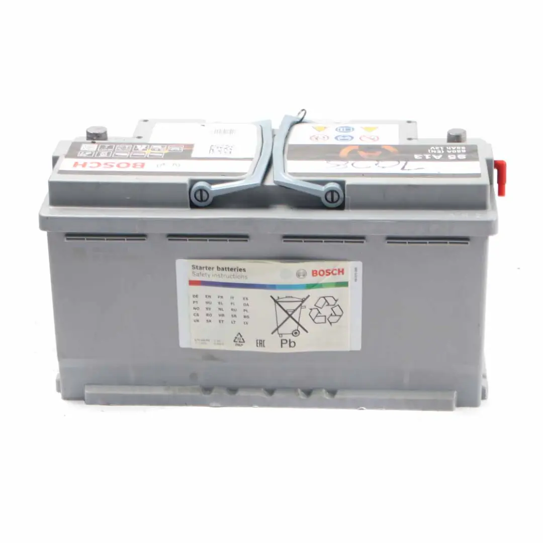 Bosch S5 A13 AGM Start Stop Accumulator Battery 95Ah 850A 12V to with Part number Bosch S4 E10 75Ah Accumulator Bosch S5 A13 AGM Start Stop Accumulator Battery 95Ah 850A 12V - SKU Bosch S5 A13 95Ah Accumulator - Part number Bosch S4 E10 75Ah Accumulator