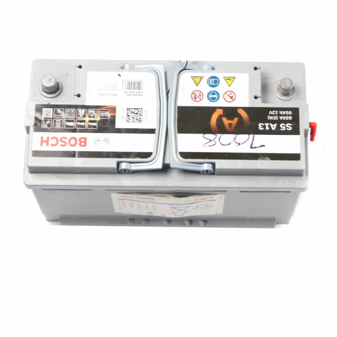 Bosch S5 A13 AGM Start Stop Accumulator Battery 95Ah 850A 12V to with Part number Bosch S4 E10 75Ah Accumulator Bosch S5 A13 AGM Start Stop Accumulator Battery 95Ah 850A 12V - SKU Bosch S5 A13 95Ah Accumulator - Part number Bosch S4 E10 75Ah Accumulator