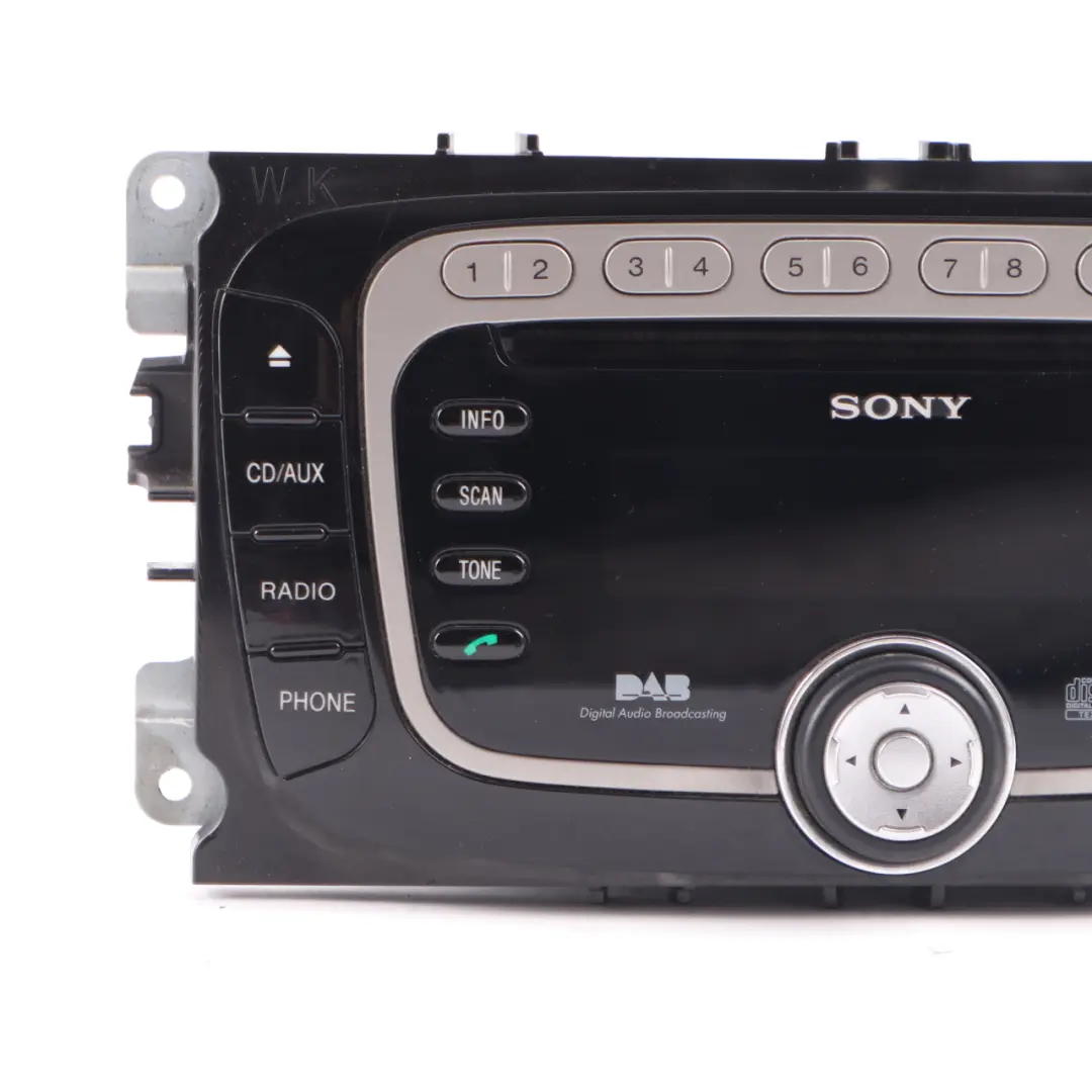  Radio-CD-Spieler Ford Mondeo MK4 Galaxy MK3 Sony DAB Radio Stereo - SKU BS7T18C939FB - Teilenummer BS7T18C939FB