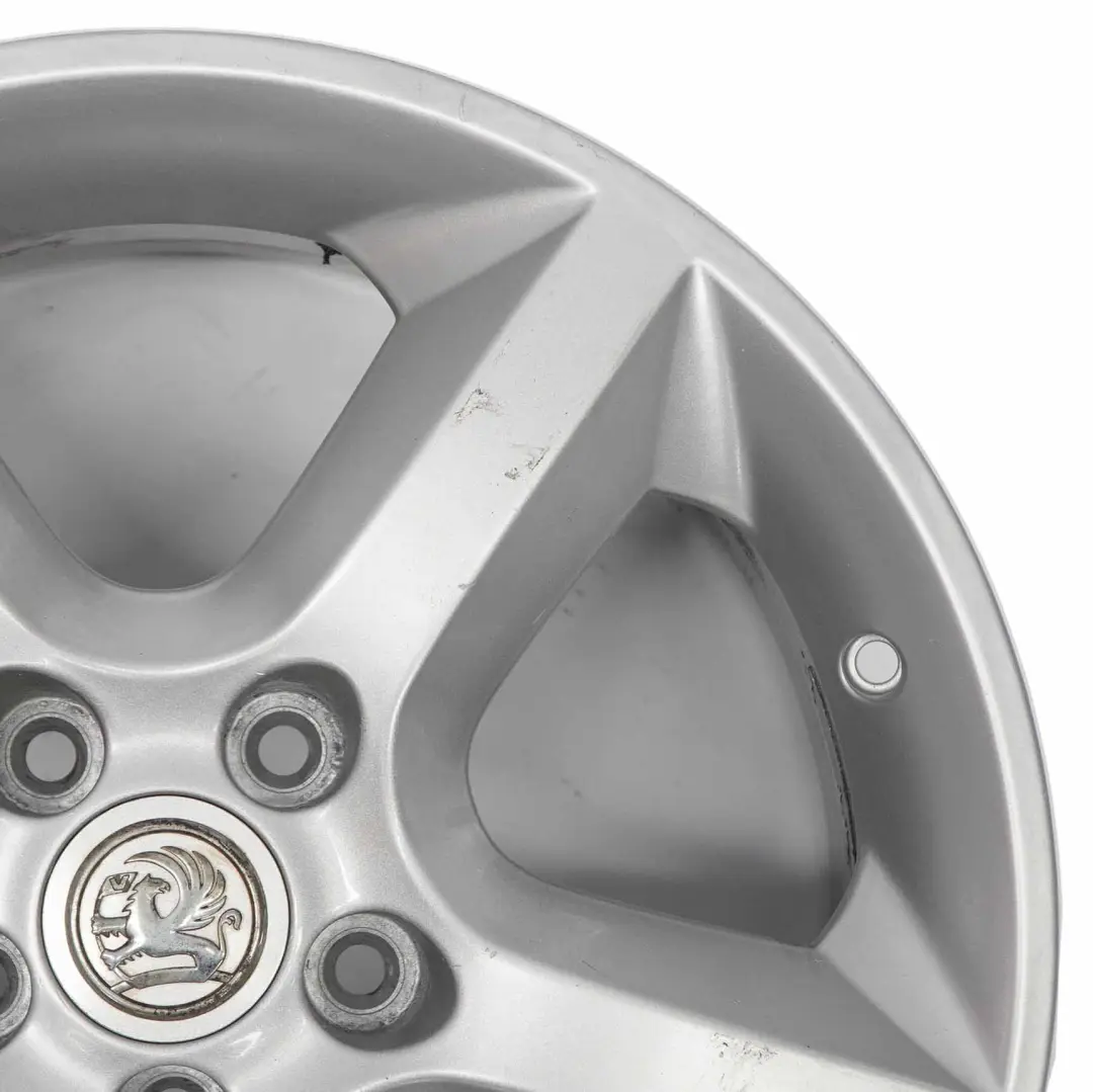 Opel Zafira Astra Silver Jante Alliage 17" 7J ET:39 - SKU BTGK3-1 - Numéro de pièce BTGK3