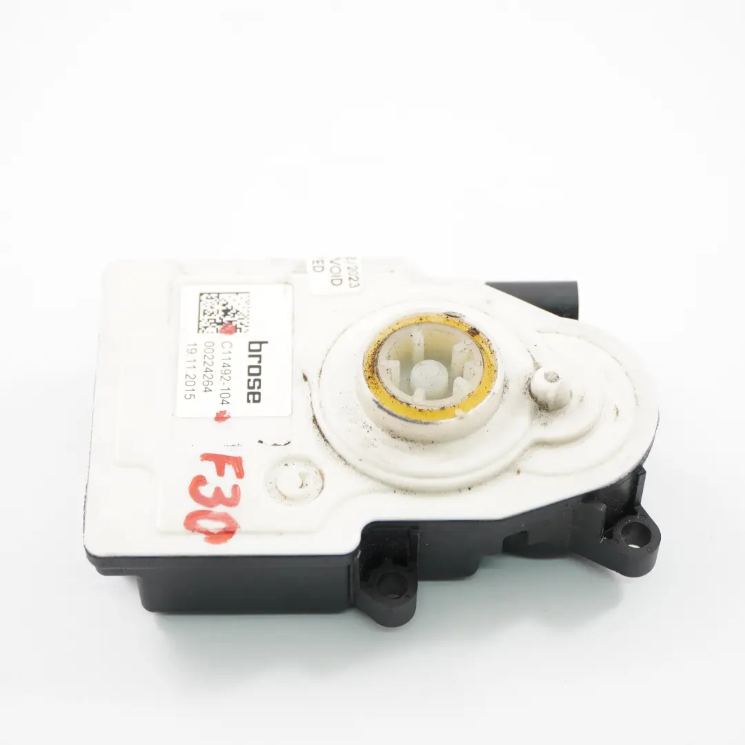 Duct Front Slam Panel Flap Control Motor Drive Unit to BMW F20 F30 Air with Part number C11492-104 BMW F20 F30 Air Duct Front Slam Panel Flap Control Motor Drive Unit - SKU C11492-104 - Part number C11492-104