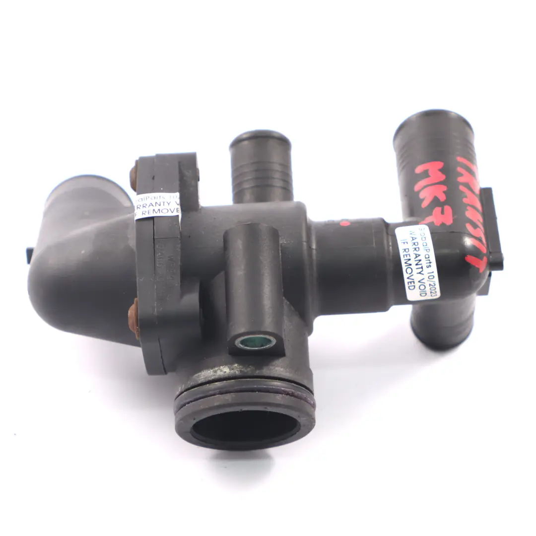 Thermostat Housing Diesel to Ford Transit Mk7 2.2 TDCi with Part number C1Q-8A586-AC Ford Transit Mk7 2.2 TDCi Thermostat Housing Diesel - SKU C1Q8A586AC - Part number C1Q-8A586-AC