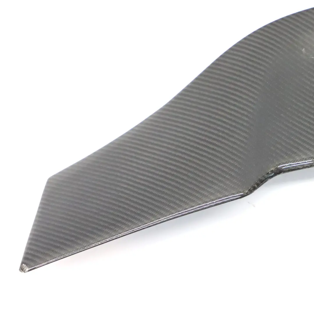 Mercedes C207 W207 Tailgate Trunk Boot Lid Rear Spoiler Trim Panel Carbon - SKU C207 Rear Spoiler - Part number C207 Rear Spoiler