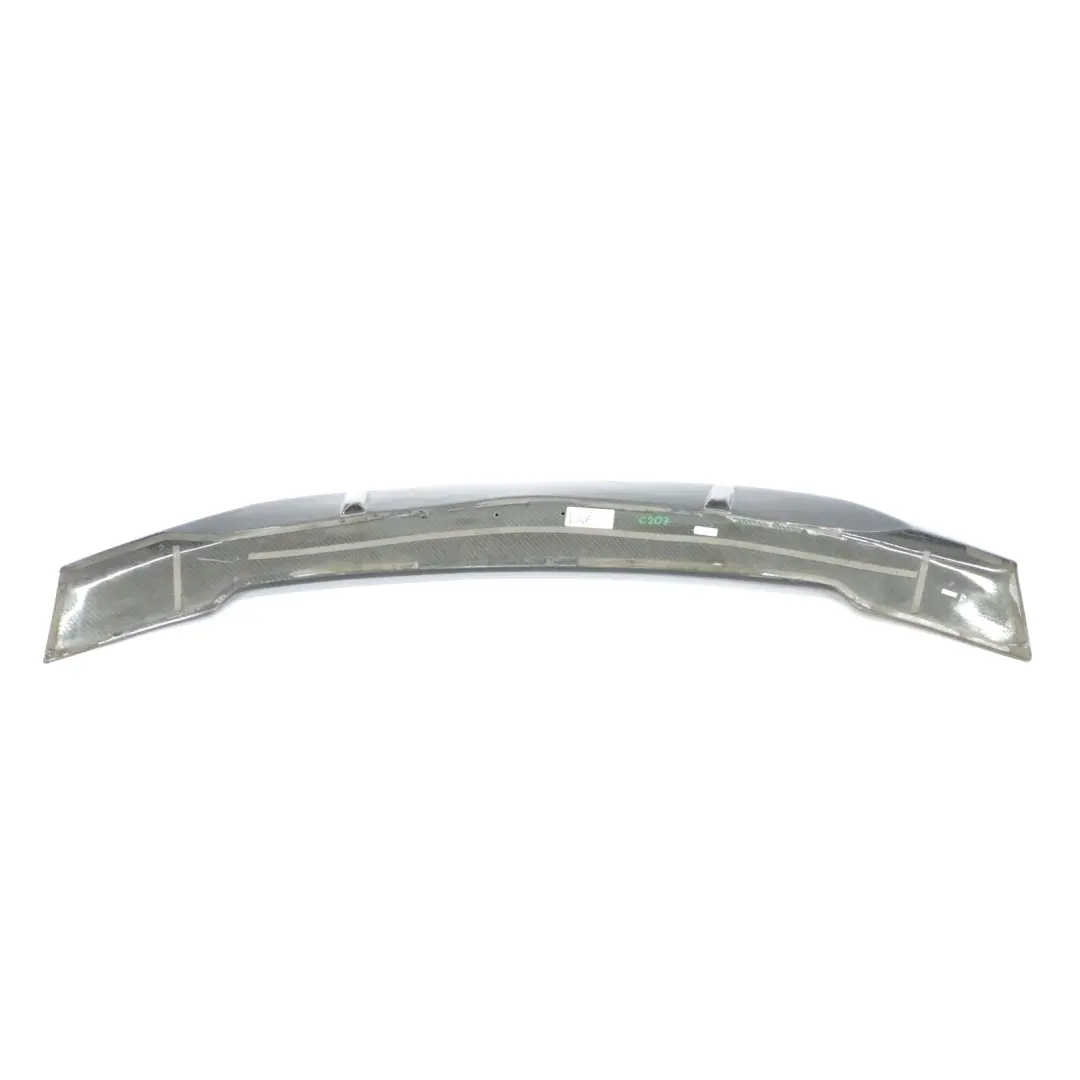 Mercedes C207 W207 Tailgate Trunk Boot Lid Rear Spoiler Trim Panel Carbon - SKU C207 Rear Spoiler - Part number C207 Rear Spoiler