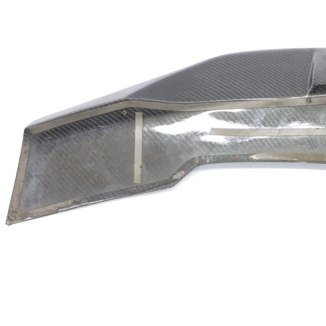Mercedes C207 W207 Tailgate Trunk Boot Lid Rear Spoiler Trim Panel Carbon - SKU C207 Rear Spoiler - Part number C207 Rear Spoiler