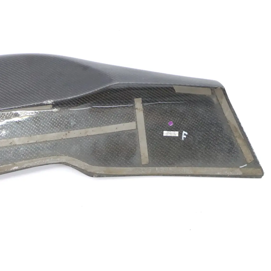 Mercedes C207 W207 Tailgate Trunk Boot Lid Rear Spoiler Trim Panel Carbon - SKU C207 Rear Spoiler - Part number C207 Rear Spoiler