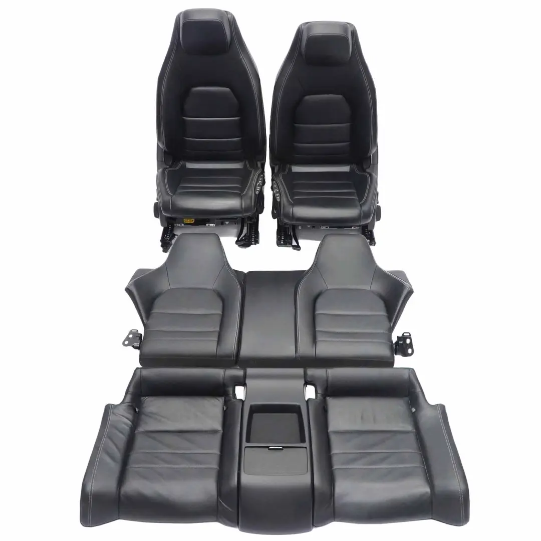  Asientos Mercedes C207 Calefactables Cuero Negro / Antracita Asiento Eléctrico - SKU C207 Seats Black Leather Heated - Número de pieza C207 Seats Black Leather Heated