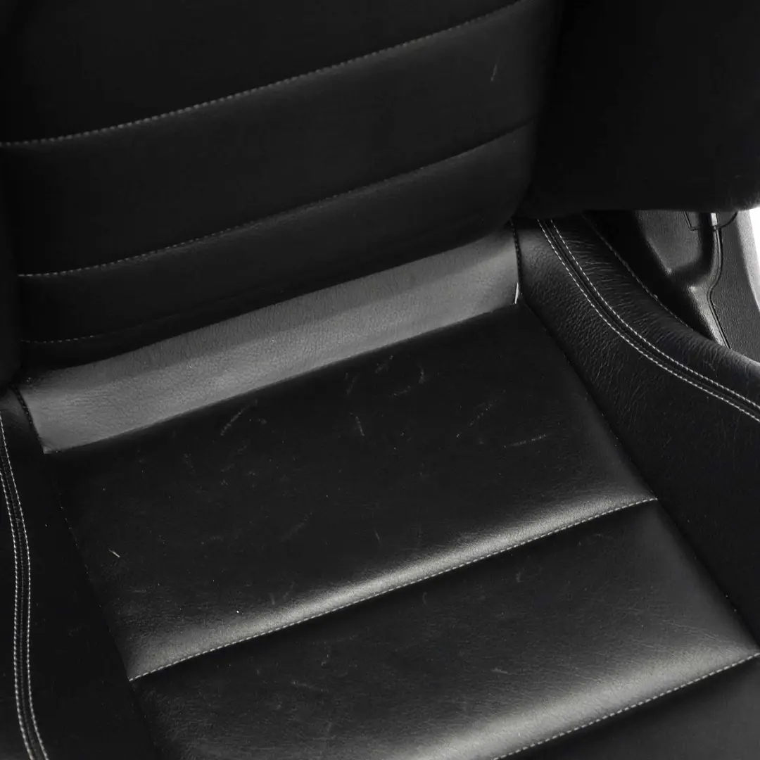 Mercedes C207 Komplet Foteli Skóra Czarne Grzane - SKU C207 Seats Black Leather Heated - Numer Części C207 Seats Black Leather Heated