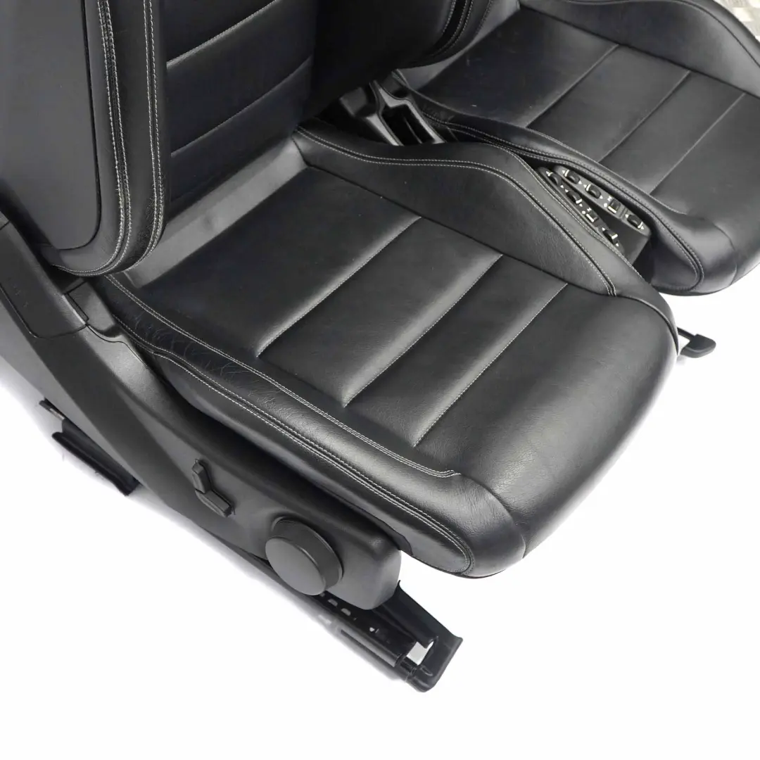 Mercedes C207 Komplet Foteli Skóra Czarne Grzane - SKU C207 Seats Black Leather Heated - Numer Części C207 Seats Black Leather Heated