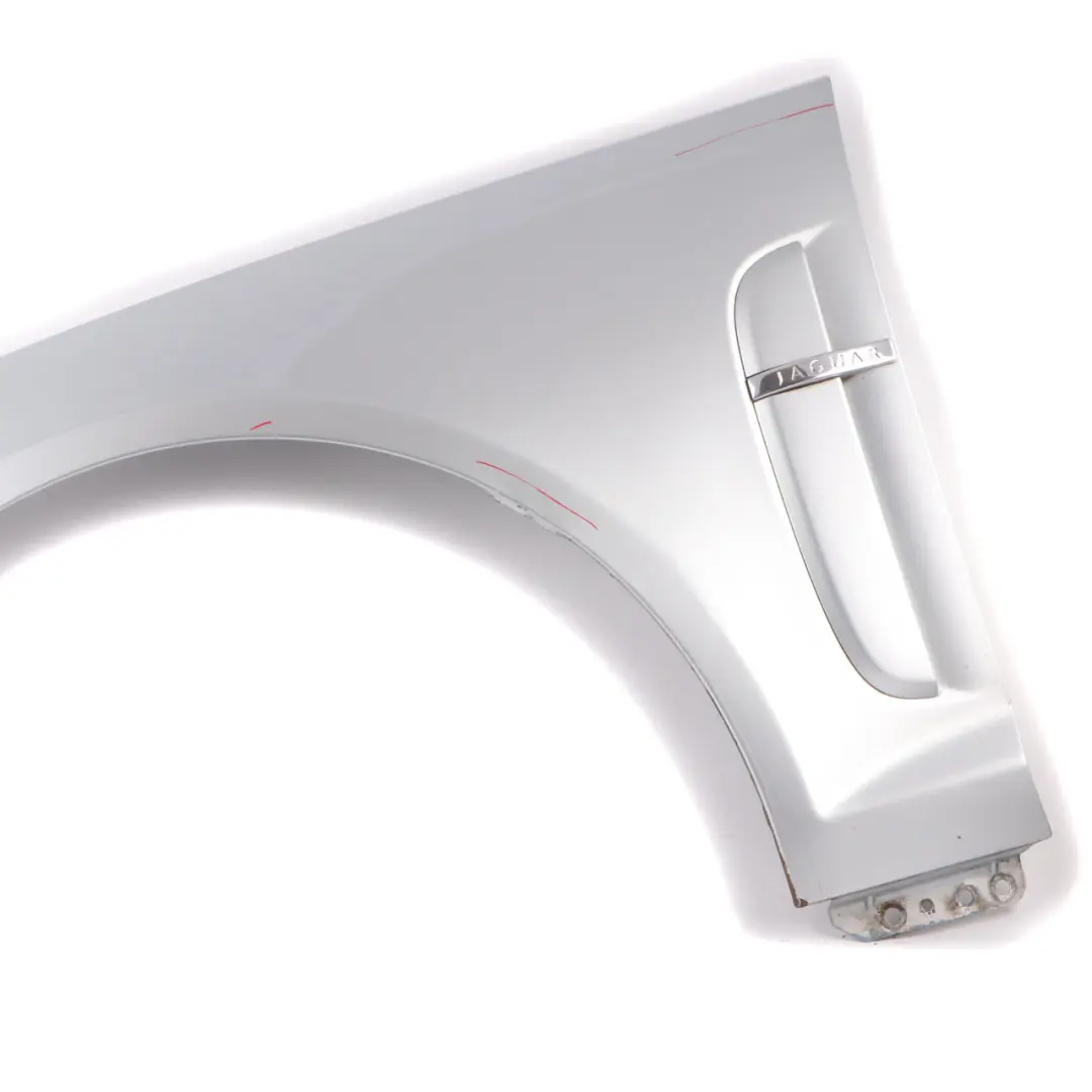  Jaguar XF250 Side Panel Front Left N/S Wing Fender Cover Liquid Silver - 1K - SKU C2Z14005-LSI - Part number C2Z14005