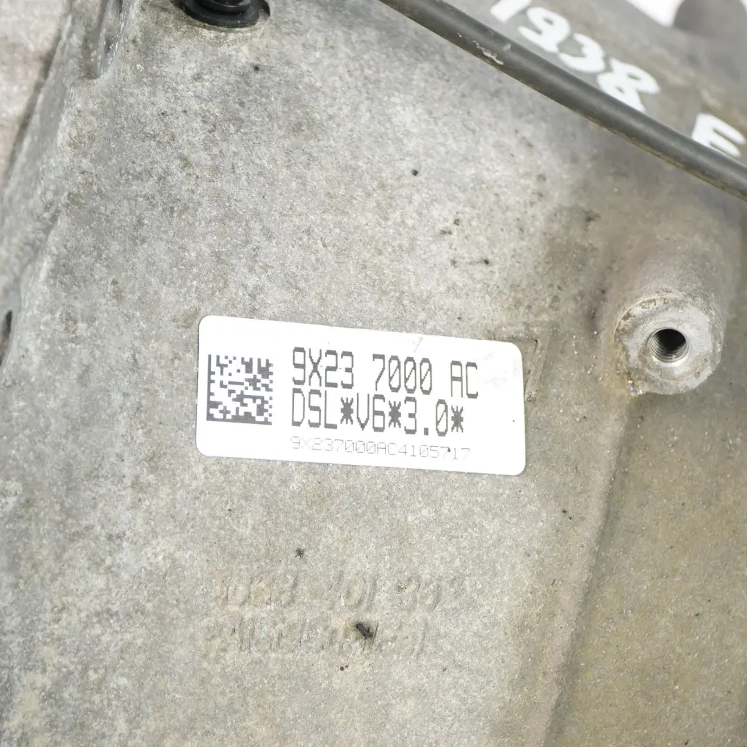 Jaguar XF X250 3.0 Diesel Automatic Gearbox 9X237000AC 9X23-7000-AC WARRANTY to with Part number C2Z31938E Jaguar XF X250 3.0 Diesel Automatic Gearbox 9X237000AC 9X23-7000-AC WARRANTY - SKU C2Z31938E - Part number C2Z31938E