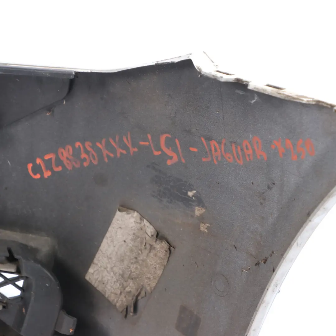 Jaguar XF250 Front Bumper Covering Trim Panel Liquid Silver Metallic - 1K - SKU C2Z8838XXX-LSI - Part number C2Z8838XXX