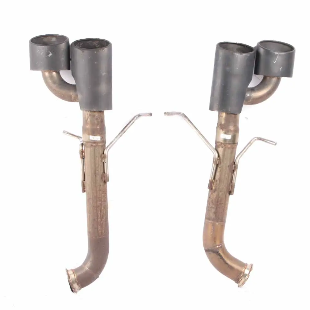 Exhaust Pipes Mercedes W204 Tail Double Pipe to Rear with Part number C63 AMG Exhaust Rear Exhaust Pipes Mercedes W204 Tail Double Pipe - SKU C63 AMG Exhaust-1 - Part number C63 AMG Exhaust