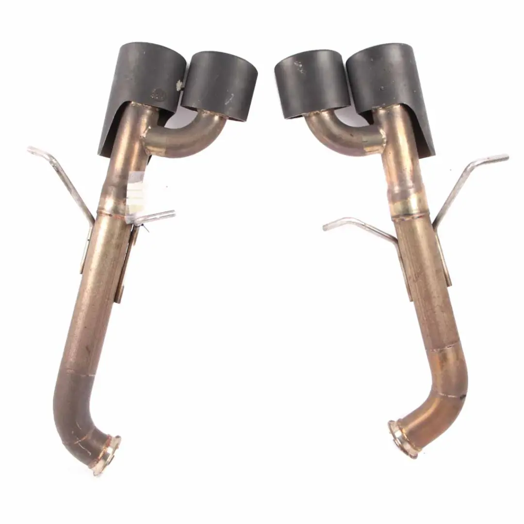 Exhaust Pipes Mercedes W204 Tail Double Pipe to Rear with Part number C63 AMG Exhaust Rear Exhaust Pipes Mercedes W204 Tail Double Pipe - SKU C63 AMG Exhaust-1 - Part number C63 AMG Exhaust