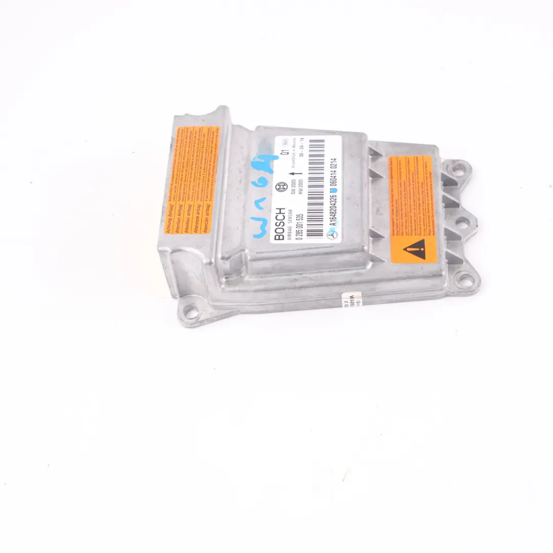 MLW164 Moduł Kontroler Poduszki Powietrznej Airbag do Mercedes o numerze A1648204326 Mercedes MLW164 Moduł Kontroler Poduszki Powietrznej Airbag - SKU A1648204326 - Numer Części A1648204326
