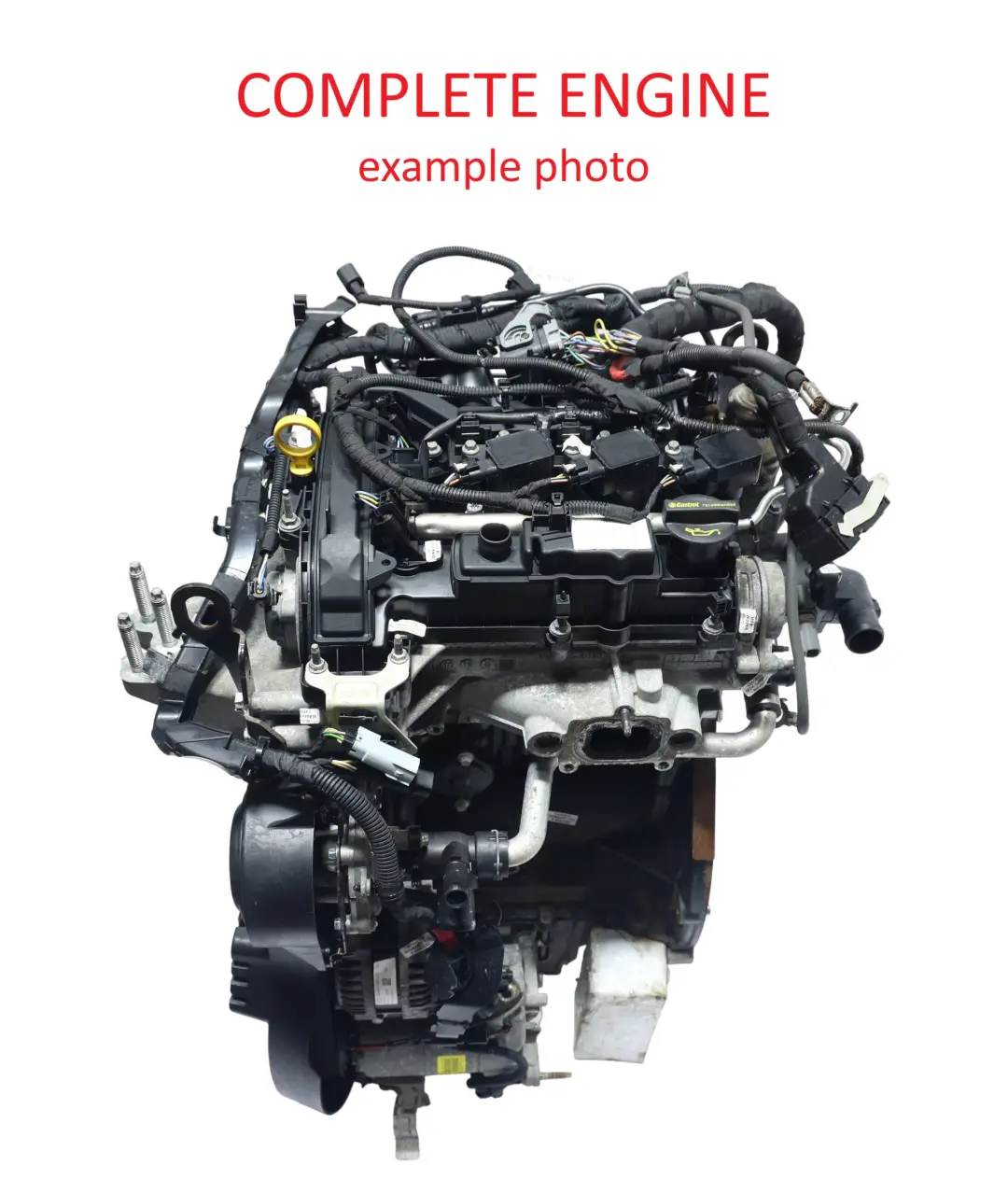 Ford Fiesta Mk7 Unkomplett Motor 1.0 Benzin P4JA P4JB 80PS 45TKM, GARANTIE - SKU CA6G-6006-BA - Teilenummer CA6G-6006-BA