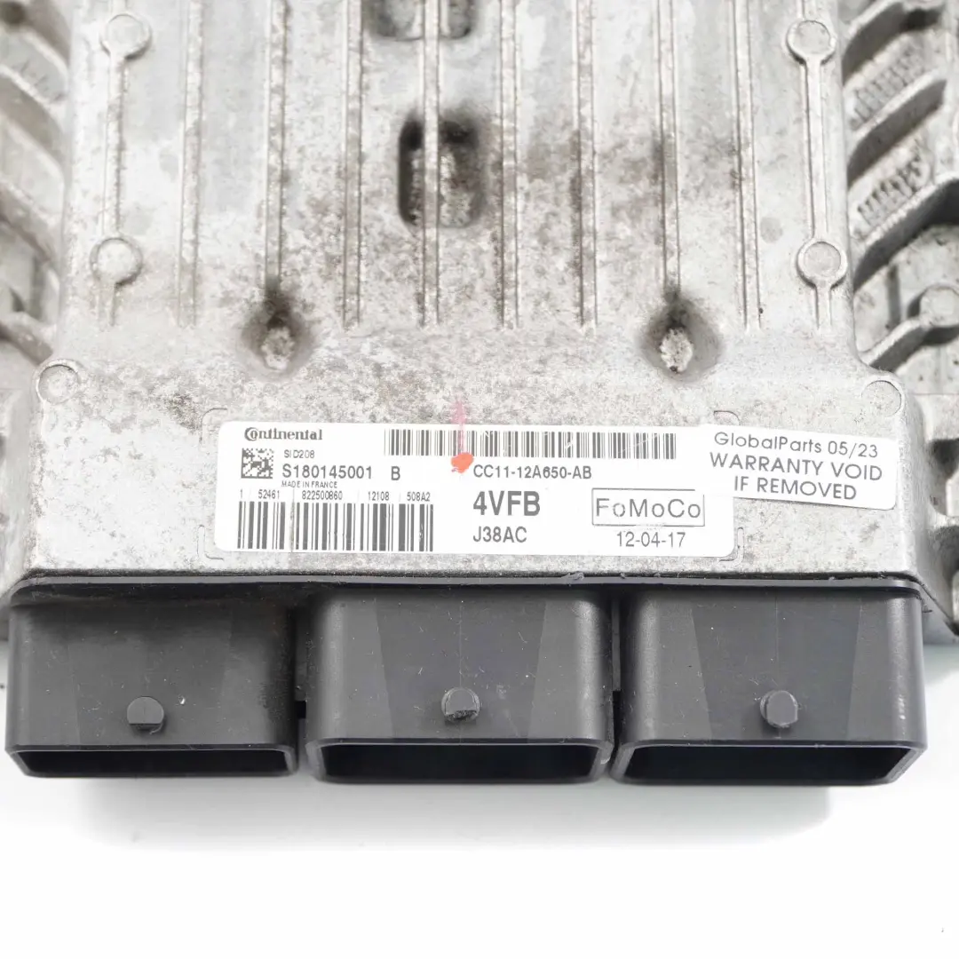 Ford Transit Engine Control Unit ECU 4VFB Module 2.2 TDCi - SKU CC11-12A650-AB - Part number CC11-12A650-AB
