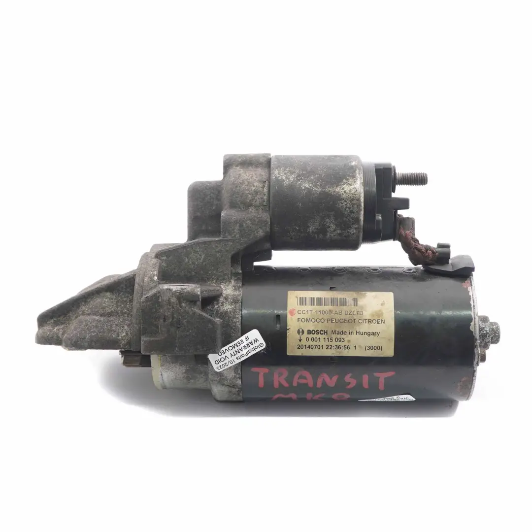 Mk8 Motor de arranque Actuador motor Diesel para Ford Transit con número de pieza CC1T-11000-AB Ford Transit Mk8 Motor de arranque Actuador motor Diesel - SKU CC1T-11000-AB - Número de pieza CC1T-11000-AB