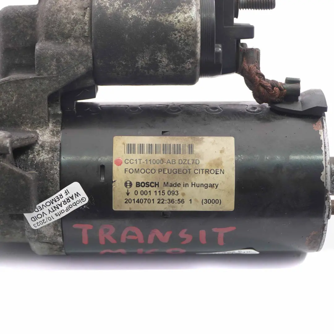 Ford Transit Mk8 Anlasser Motorbetätiger Diesel 2.2 - SKU CC1T-11000-AB - Teilenummer CC1T-11000-AB