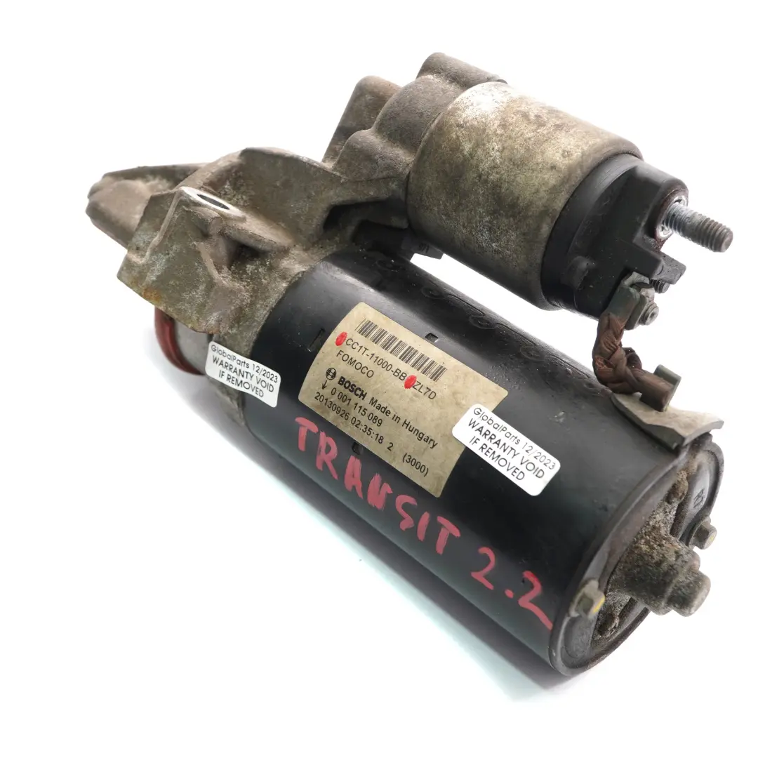 Mk8 Motorino di avviamento Diesel per Ford Transit con numero di parte CC1T-11000-BB Ford Transit Mk8 Motorino di avviamento Diesel - SKU CC1T-11000-BB - Numero di parte CC1T-11000-BB